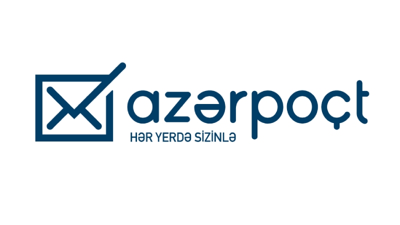 A logo of Azerpost Bank