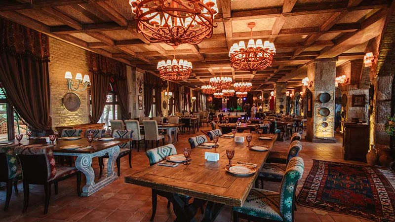 Elegant restaurant interior