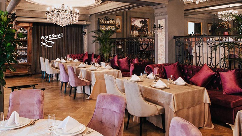Elegant restaurant interior