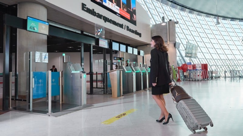 A Fast Track point at the Airport of Nice