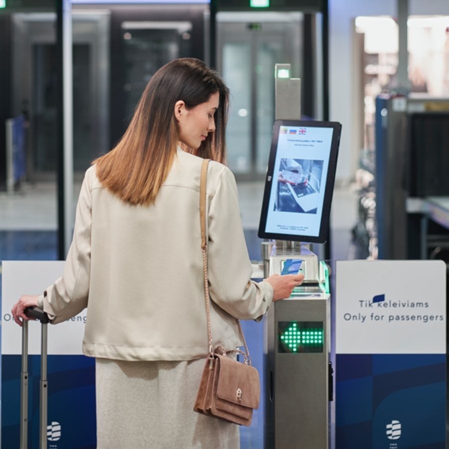 Fast Track point at the Airport of Vilnius